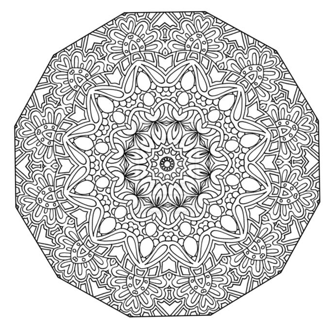 Have you ever drawn a mandala?