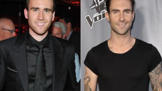 Am I the only one who noticed Matt Lewis and Adam Levine look a lot like each other?