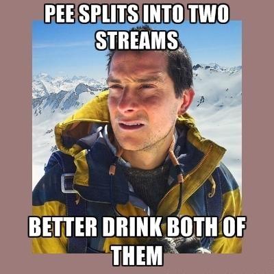 Hey you guys. Ever had two stream of pee comes out when you pee