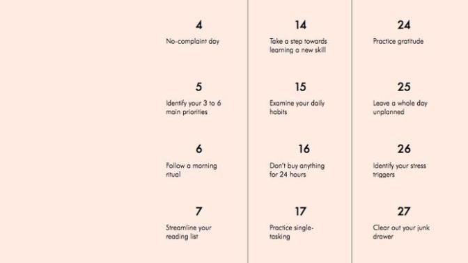 Questions about minimalism challenge?
