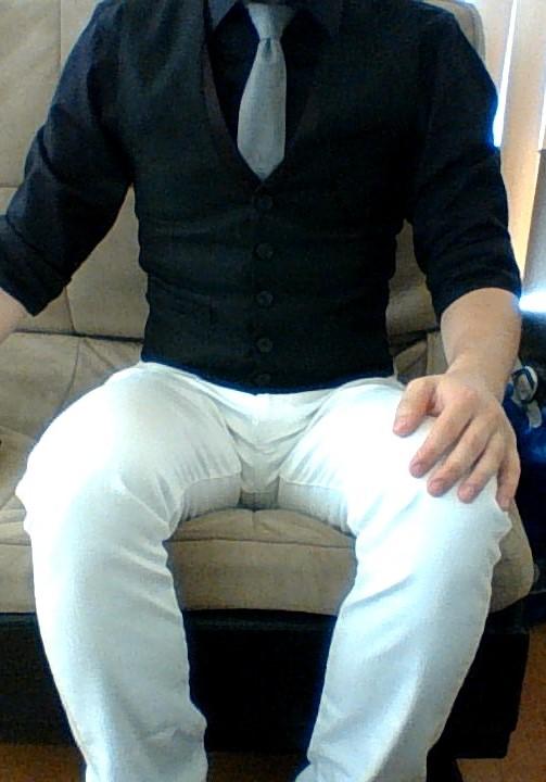 Would you ever go to an interview with white pants? And side question, do you like my new haircut?