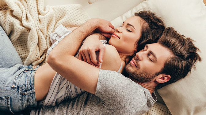 My bf's heart beats fast when we are cuddling. Why?