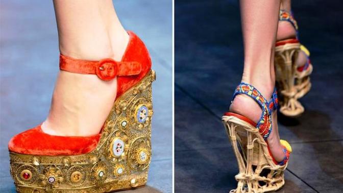 Why do most girls feel like wedges are easier to walk in then heels?