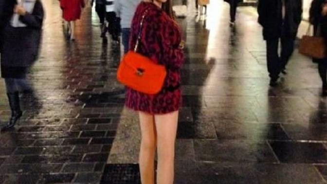 If you went to your girlfriend's place to pick her up for a date and she showed up with this outfit, what would you do?