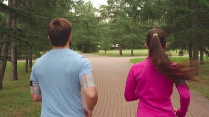 Asking a girl to go running with me?