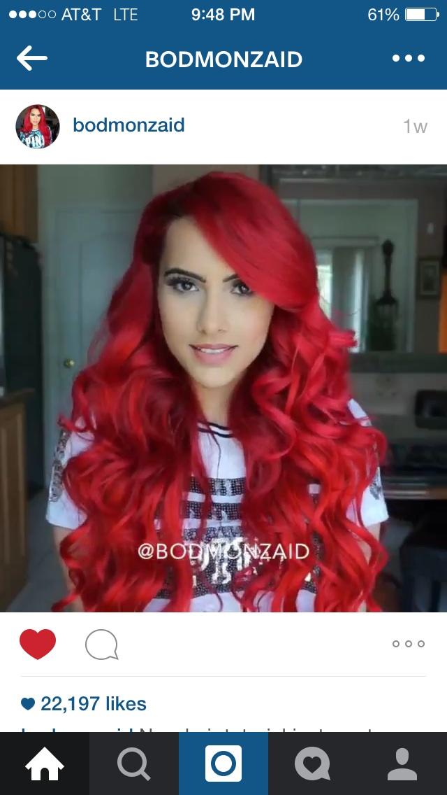 What color should I dye my hair? Red, purple or blue?