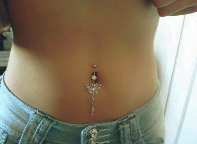 Is this belly piercing to girly ?