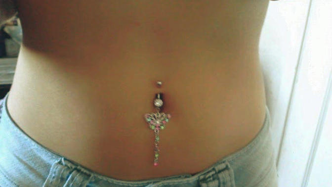 Is this belly piercing to girly?