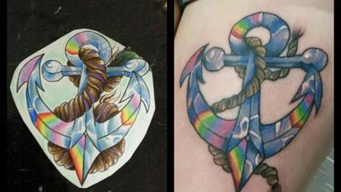 I got my first tattoo yesterday, you like it?