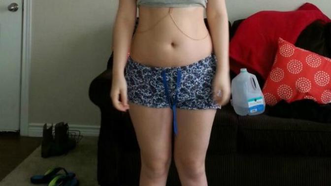 Guys, I hate myself.. I know I look awful. how much weight should I lose?