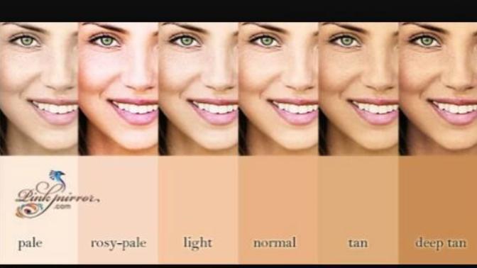 Which skin complexion looks attractive on a girl?
