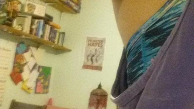 Is a sports bra showing while wearing a tank top trashy? In a non gym environment?