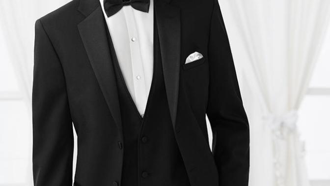 What color tux looks best on the groom? Bowtie or tie? Vest or no vest?