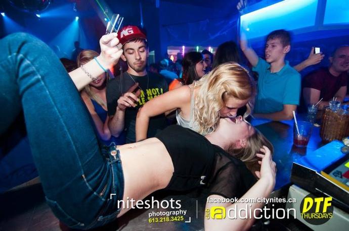 Why do girls dress up to go to clubs when they spend majority of the night with each other?
