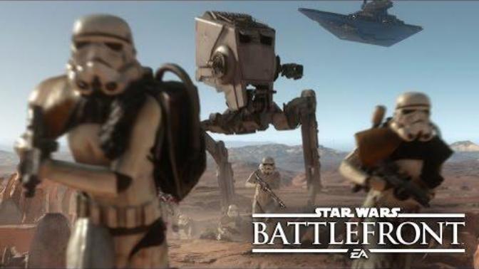 So for you Star Wars fans out there, the newest Battlefront videos?