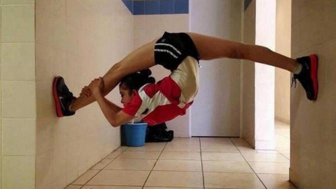 How flexible are most girls?