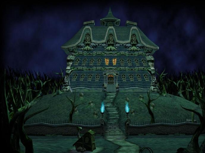 Which one of the following two video game mansions would you get terrified of more?