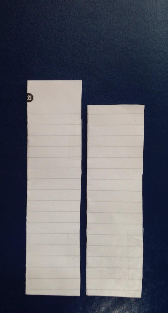 Girls, the paper on the left is the average size penis, and the paper on the right is my size, what do you think?