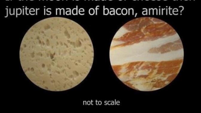 13% of Americans believe the moon is made from cheese?