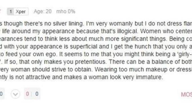 Seriously speaking, what do you think of girly girls?