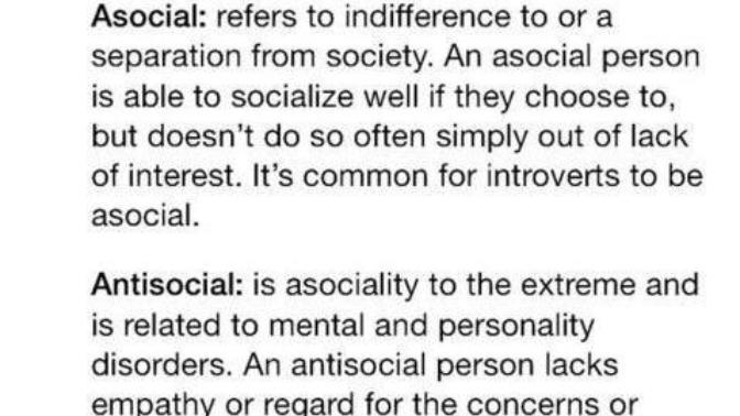 Any other introverts who hate being called antisocial?