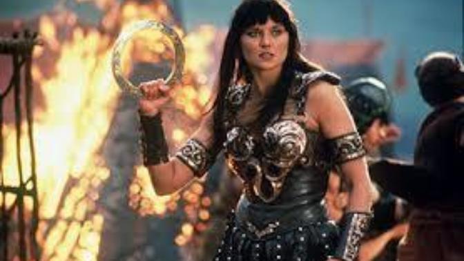 Who had a crush on Xena warrior princess?