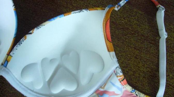 Girls, Push up bra's interior look like this with hearts?