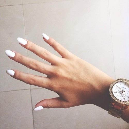 Guys, what do you think about white nail polish on girls?