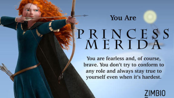 Which female pixar character are you? guys can do it too for fun.. :D?