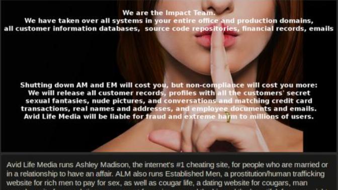 Ashley Madison Hack?