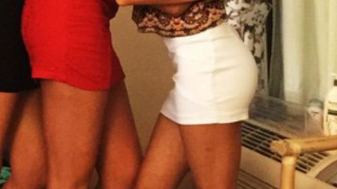 Girls, y'all describe her outfit head to foot? What length us her skirt? Is she cute?