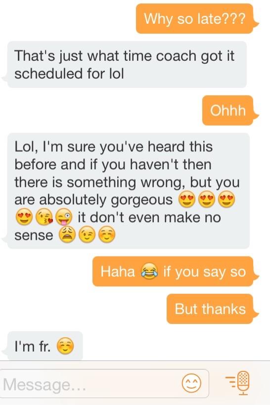 He says this in private but doesn't speak to me in public?