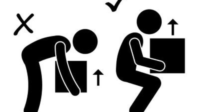 When you drop something do you bend over or squat to pick it up?