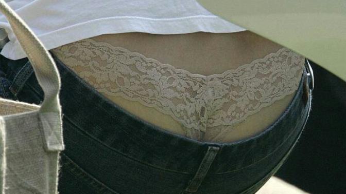 A man with Panties, how funny is this?