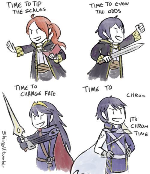 Chrom in Smash, Mega Flygon or Layton in Smash?