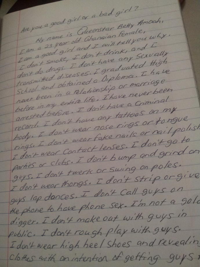 Do you have a nice handwriting?