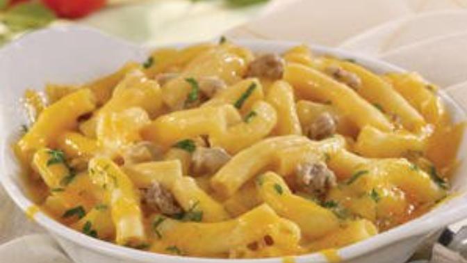 Beef Mac N cheese casserole Vs Flounder and fries?