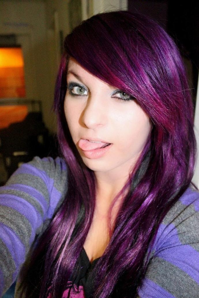 Does crazy colored hair look attention-seeking?