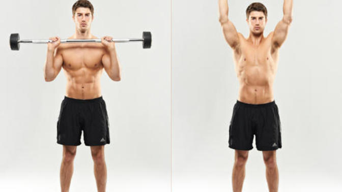 Lower back pain during shoulder presses?