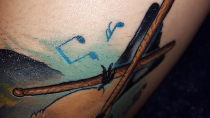 Small pointy bump on my tattoo?