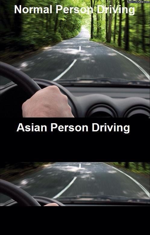 Not to be racist but do Asians have limited vision?