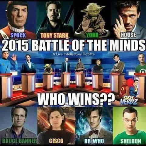 Who would win in an intellectual battle?