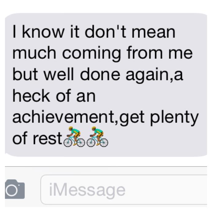 If a guy dumped you months ago and then sends this text, what do you think it means?