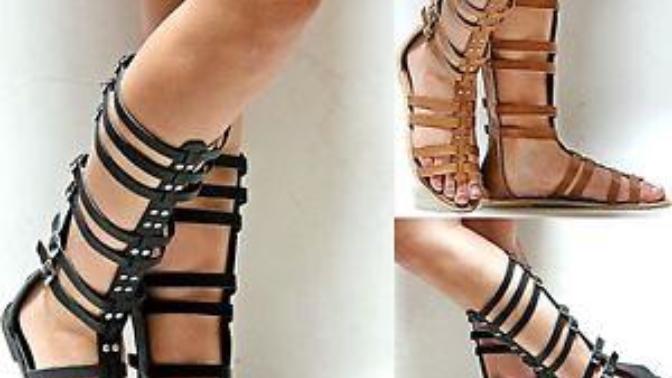 Girls, how many of you wear those like calf sandals roman/ancient greek style shoes?