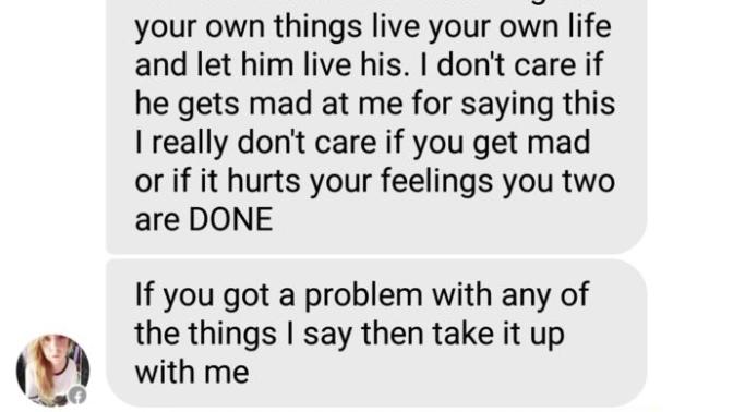 My boyfriend's sister broke up with me?