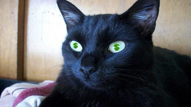 What would you do if you looked in someones eyes and saw dollar signs in their pupils?