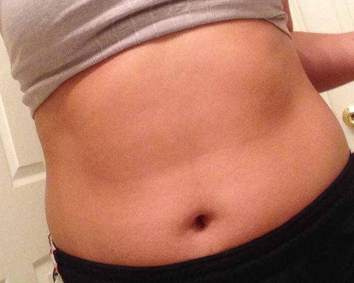 Why does it look like I should have abs? When I'm more on heavy side?