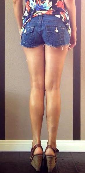 Are these denim cut offs too short?