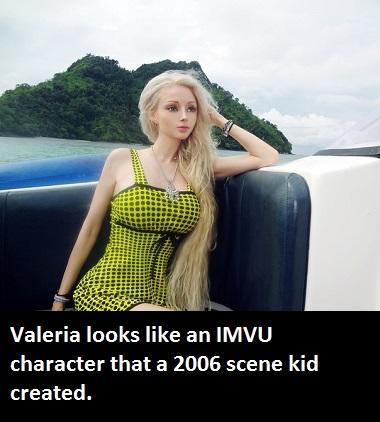 Is Valeria lukyanova a bad person?