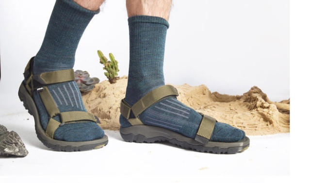 What's wrong with socks and sandals?